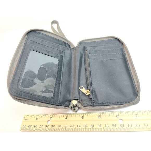 Snake Print Faux Leather Wristlet Wallet With Multiple Compartments & Zipper Clo - Picture 4 of 6